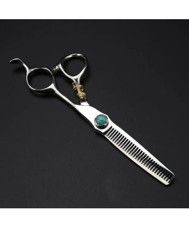 Hair Cutting Scissors 6 Inch Professional JP440c Steel Green Gem Hair Scissors Cutting Barber Tools Tiger Haircut Thinning Shears Hairdresser Scissors Set - Buy Online on GoSupps.com
