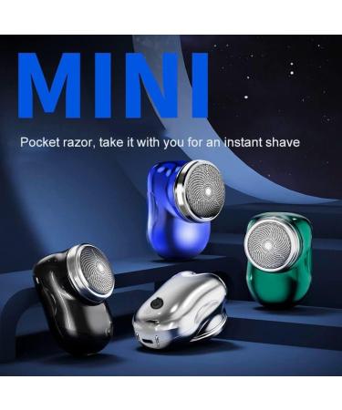 Mini Shaver Mini ShavePortable Electric Shaver Type C Wet and Dry Shaver USB Rechargeable Waterproof Pocket-Size Portable Shaver for Car Travel (Light Silver) - Buy Online on GoSupps.com