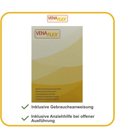 Shop Extra Fine Open Toe Calf Stockings KKL III - Size 2 Plus Long in Skin Color | International Shipping - Buy Online on GoSupps.com