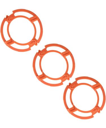 Haofy 3PCS Razor Retaining Ring Set - Orange Blade Retaining Rings for Norelco Series 7000 & 9000 RQ12 - International Shipping Available - Buy Online on GoSupps.com