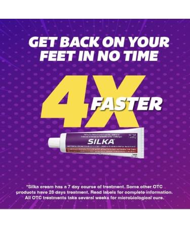 Silka Max Strength Antifungal Liquid & Cream Set - Effective Relief for Toenail Fungus Athlete's Foot & Ringworm - Fast Itch & Burn Relief - Buy Online on GoSupps.com