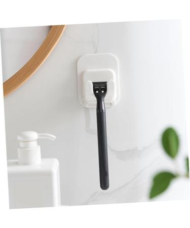 Housoutil 12 PTH Hook Insert - Adhesive Razor Hanger for Bathroom | Sticky Hooks & Holders for Drying Razors - Buy Online on GoSupps.com