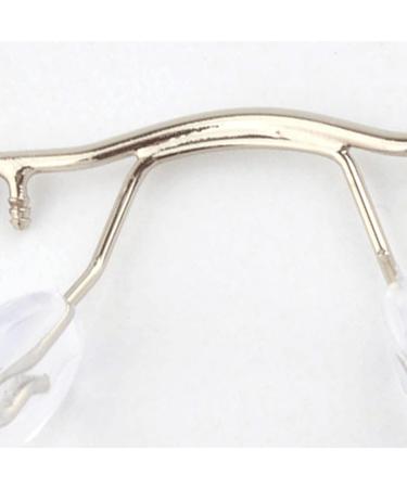 5pcs Rimless Eyeglass Nose Bridge Replacement - Stainless Steel with Nose Pads (Gun Color) for International Shipping - Buy Online on GoSupps.com