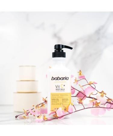 Babaria Vitamin C Moisturising Body Milk 500ml - Hydrating Skincare for Radiant Skin - International Shipping Available - Buy Online on GoSupps.com