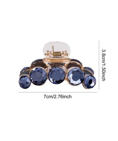4 Pack Octopus Crystal Hair Claw Clips - Clear Gold Blue Brown Glitter Sparkly Fancy Plastic Hair Accessories for Women - Buy Online on GoSupps.com