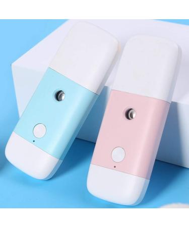 Fcuajdkq Portable Mini Mist Humidifier Moisturizing USB Rechargeable Beauty Instrument Face Sprayer Pink - Buy Online on GoSupps.com