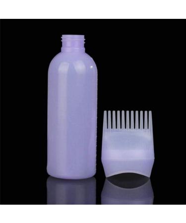Root Comb Applicator Bottle - Styling Tool for Hair Dyeing and Shampoo - Purple - Buy Online on GoSupps.com