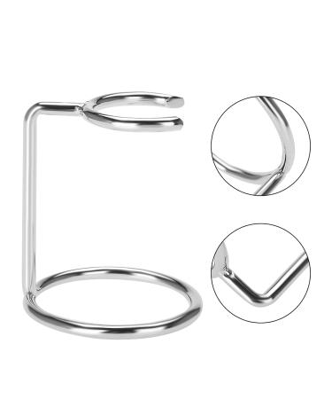 Men's Portable Shaving Brush Holder - Stainless Steel Beard Stand for Home & Travel | Elegant Shaving Accessories - Buy Online on GoSupps.com