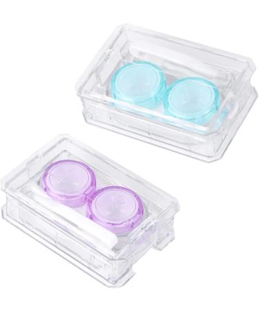 Solustre 6-Pack Mini Container Set for Colored Contact Lenses - Tweezers Cleaning Case Solution and Mirror Box | Shop Internationally - Buy Online on GoSupps.com