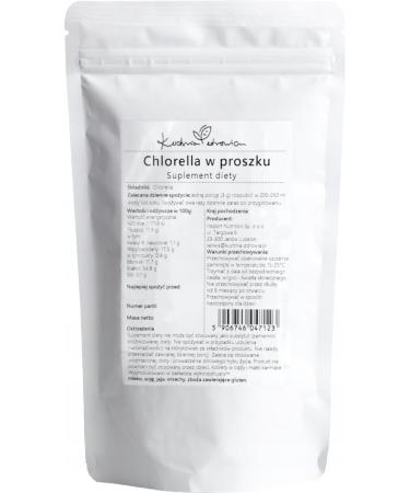  Kuchnia Zdrowia Chlorella powder - 250g per pack - Detoxification - Body cleansing - Natural - No unnecessary additives - Ziplock packaging. - Buy Online on GoSupps.com