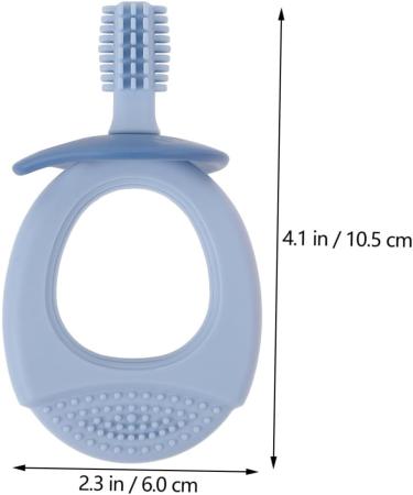 Healvian Silicone Baby Toothbrush Set - 4 Pieces for Gentle Oral Care | Manual Training Toothbrushes for Children & Toddlers - Buy Online on GoSupps.com