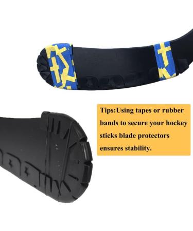 Auaurly Hockey Racket Cling Protection | Blade Covers for Off-Ice Training | 3-Piece Set - Best Hockey Gifts & Accessories - Buy Online on GoSupps.com