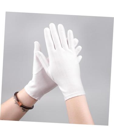 jojofuny 10 Pairs Moisturizing Gloves Hand Moisturizer Safety Gloves Beauty Hand Gloves Spandex Hand Spa Paraffin Gloves Paraffin Mitts Mittens Jewelry Work White Gloves - Buy Online on GoSupps.com