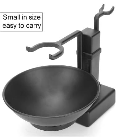 Premium Shaving Brush Holder Bowl | Stylish Black Soap Dish for Men | International Shipping Available - Buy Online on GoSupps.com