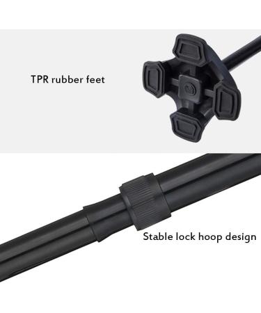 Walkers for Seniors Aluminum Alloy Crutches Adult Crutches Adjustable Length (78-100.5Cm) Ten Height Adjustable Stand-Up Assist Handle with Flashlight rollator Walker Durable Mobility Aid - Buy Online on GoSupps.com