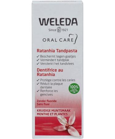 Weleda Ratanhia Toothpaste 75 ml - Buy Online on GoSupps.com