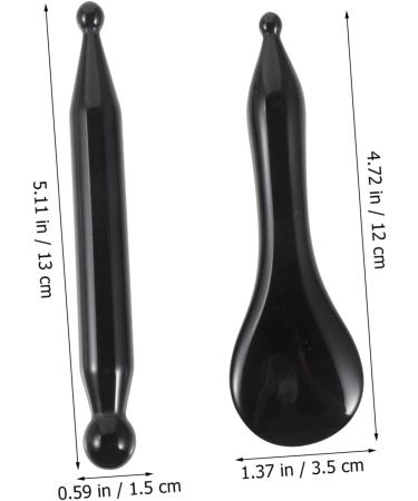 Collbath 2-in-1 Massage Gua Sha Tool & Acupuncture Point Sticks | Deep Tissue Massage for Face Neck & Body | Thai Massage Multifunctional Tool - Buy Online on GoSupps.com