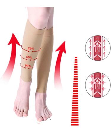 Haodasi Compression Stockings for Men & Women | 23-32 mmHg Gradual Support for Varicose Veins Travel & Pregnancy - Buy Online on GoSupps.com