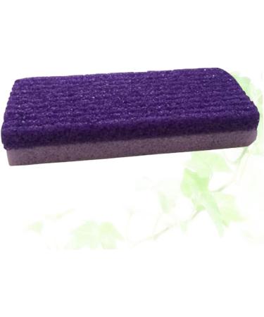 FRCOLOR 1pc Foot Scrubber Foot Scraper Foot Stone Pumice Foot Scrub Foot File Natural Pumice Stone Foot Remover Pedicure Tools for Feet Foot Remover Purple Stepping Stone - Buy Online on GoSupps.com