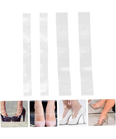 FOMIYES Invisible Transparent Shoelaces for Women - Detachable Elastic Straps for Heels Convenient Shoe Grip 2 Pairs TPU Adjustable Bands - Buy Online on GoSupps.com