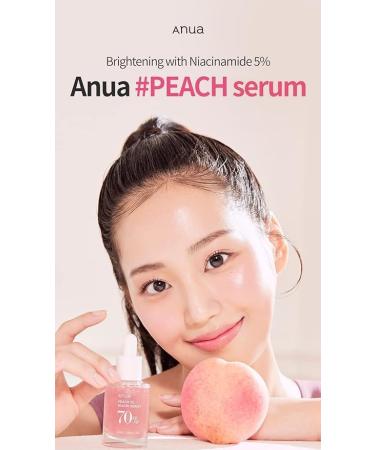 Peach 70% Niacinamide Serum hydrating face serum daily clean beauty (1.01 fl.oz / 30ml) imported from korea - Buy Online on GoSupps.com