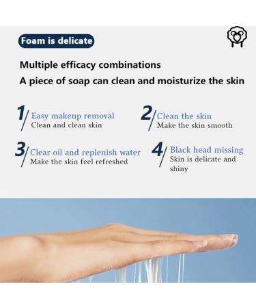 Premium Niacinamide Goat Milk Soap - Exfoliating & Skin Cleansing Thick Foam - Ideal for Facial & Hand Washing - Travel Essentials & Gifts - Buy Online on GoSupps.com