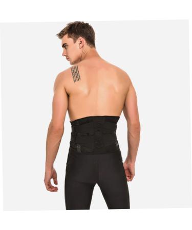Buy Protection Sports Back Support Brace for Home Fitness - Breathable Nylon Support for Men & Women - 110x22CM - Black - Buy Online on GoSupps.com