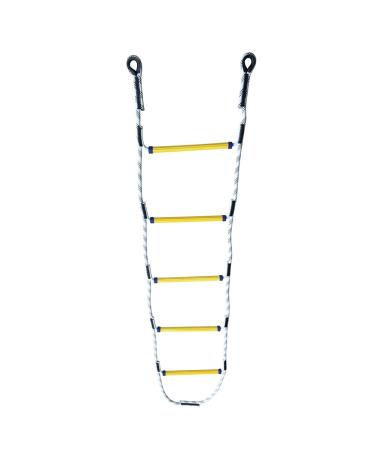 Aoneky 5.9 ft Nylon Climbing Rope Ladder for Kids or Adult - Playground Hanging Ladder for Swing Set - Tree Ladder Toy for Boys Children Aged 6-12 Years Old