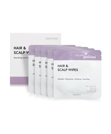 Junivuni hair scalp wipe - Soothe and Revive: Scalp Care Hair Cleansing Wipes - Refresh your hair anywhere anytime - Great for Braids Dread hairstyles