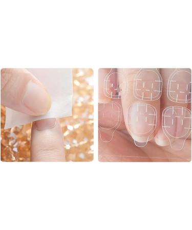  COHEALI COHEALI 48 Sheets Nail Glue Printed False Nail Tips Nail Art Supplies Adhesive Nail Glue Stickers for Nails Double-Sided Nail Glue Sticker - Buy Online on GoSupps.com