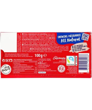 Munz Branche Blanc Swiss Chocolate Bar (100g) - Buy Online on GoSupps.com