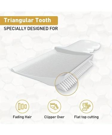 Lanko Professional Barber Cutting Comb Hybrid Flat Top Cutting Comb Mens Heat Gradient Brush Salon Styling Tools - Buy Online on GoSupps.com