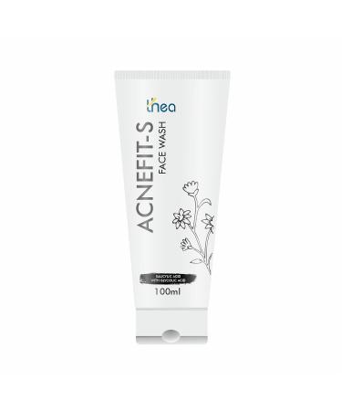 ACNEFIT-S FACE WASH 100ml | 2% Salicylic Acid 1% Glycolic Acid & 5% Aloevera Extract Foaming Face Wash For Acne Prone Oily & Sensitive Skin | Fights Pimple Blackheads & Breakouts | Removes Dirt
