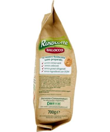  Balocco Balocco Rusticotte Biscotti Integrali ai 5 Cereali Whole Grain with 5 Cereals with Chia Seed Flax Seed and Sunflower Seed 100% Italian Cookies 700g - Buy Online on GoSupps.com