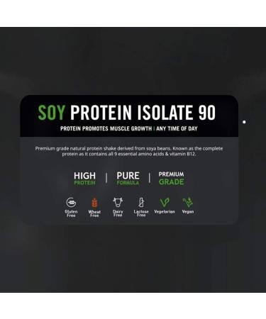 The Protein Works Soy Protein 90 Isolate Powder | 100% Plant-Based | Low Fat | No Added Sugar | Gluten-Free | Caramel Macchiato Flavor | 1kg - Buy Online on GoSupps.com