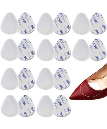 20 Pack Metatarsal Pads for Women and Men 1/4 Thick Felt Ball Of Foot Cushion 3M Adhesive Forefoot Pads Forefoot Cushion Pads Foot Pads for Forefoot and Sole Support Metatarsalgia Mortons Neuroma