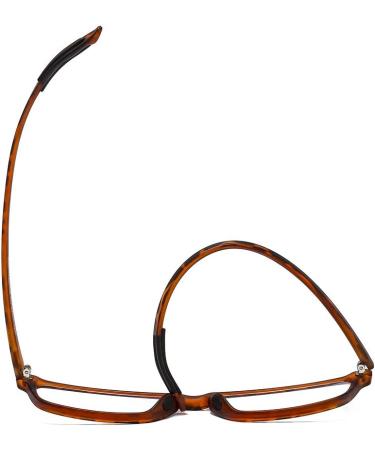 Suertree Blue Light Filter Reading Glasses - TR90 Frame for PC & Gaming - 2.5x Magnification - UV Protection - Stylish Leopard Design for Women & Men - 1PC - Buy Online on GoSupps.com