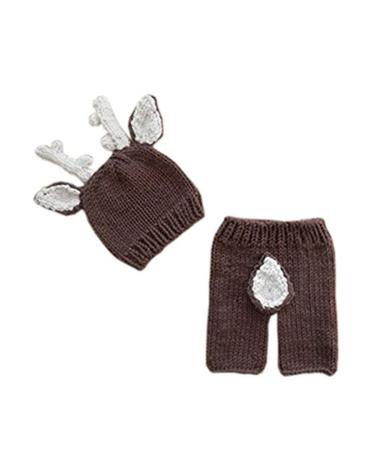Pinbo Baby Deer Hat and Pants Set - Newborn Photography Prop - Buy Online on GoSupps.com