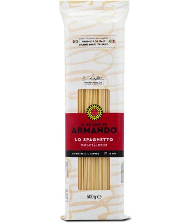 Armando 3 x Il Grano Di Armando Lo Spaghetto Italian Wheat Bronze Design 100% Italian Pasta 500g