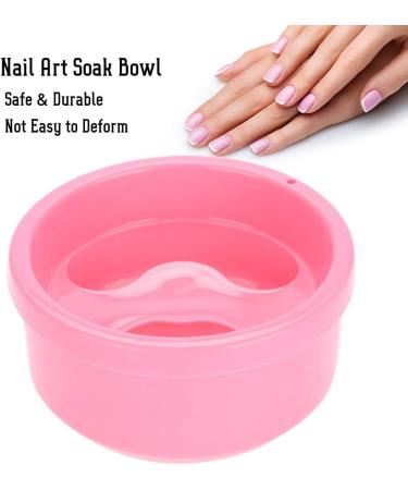 Nail Soaking Bowl Nail Art Hand Soak Bowl Soak off Bowl Nail Art Hand Wash Soak Bowl Thickened Polish Treatment False Nail Removal Bowl Manicure Tool for Nail Art Care - Buy Online on GoSupps.com