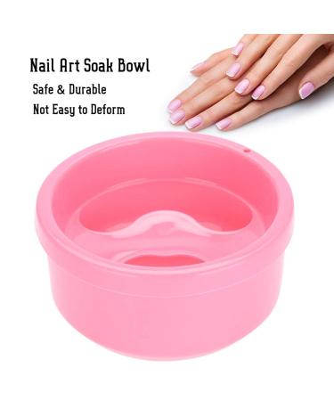 Buy Pink Durable Manicure Bowl Soaker | Nail Salon Supplies for Easy Personal Care - International Shipping Available - Buy Online on GoSupps.com