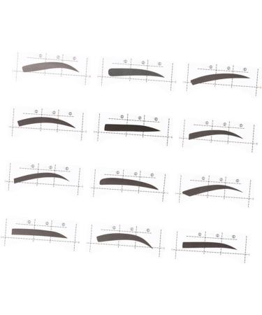 Beavorty 24 pcs 48 beauty tools for women gentle reminder eyebrow shaping stencils eyebrow template tool DIY - Buy Online on GoSupps.com