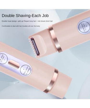 Tondeuse Bikini pour Femme pilation Indolore 2 en 1 Rasoir Femme Humide et Sec Beige - Buy Online on GoSupps.com