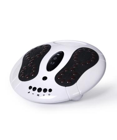 Foot circulation massager with heated footkind massage low frequency pulse blood flow to blood to reduce foot swelling numbness cramps and to relieve body