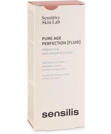 Sensilis Pure Age Perfection Makeup 8hour hold antiblemish treatment for oily skin and acne color 05 P che Ros 30 ml - Buy Online on GoSupps.com
