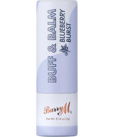 Barry M Cosme Buff and Balm Lip Tint with Scrub to Balm Formula in Purple Blueberry Burst - Buy Online on GoSupps.com