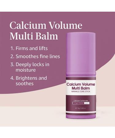 2PCS Calcium Volume Multi Balm Multi-Action Moisturizer Stick Stick Gentle Formula Improves Fine Lines Dark Circles Moisturizing Firming Eye Area Skincare - Buy Online on GoSupps.com