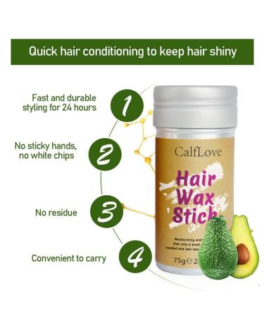 Calflower Hair Wax Stick Style Pan Hair Sorting Fragmented Hair Help for Men and Women - Buy Online on GoSupps.com