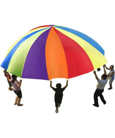 Sonyabecca 20ft Play Parachute for Kids | Tent Cooperative Team Building Games | Birthday Gift - Buy Online on GoSupps.com