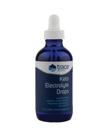 Trace Minerals |Keto electrolyte drop |Full spectrum electrolyte to avoid dehydration muscle cramps keto flu and electrolytic disorders |Gluten -free vegan |24 portions (118 ml) - Buy Online on GoSupps.com